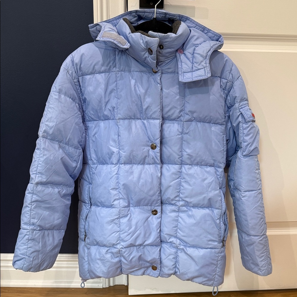 Light Blue Puffer Jacket